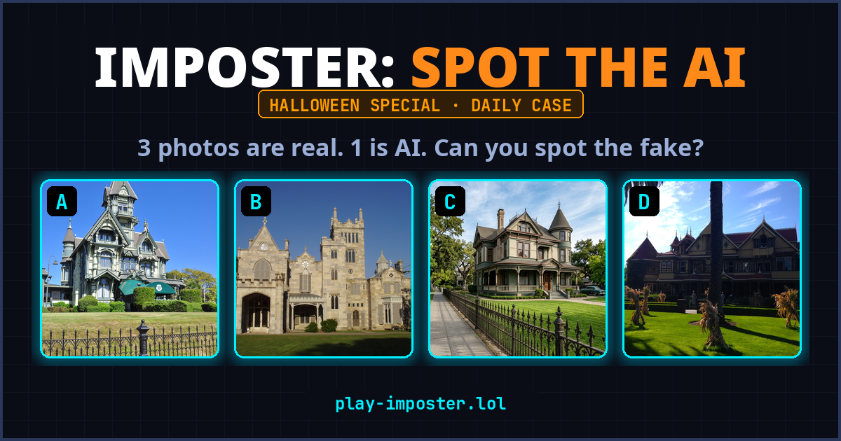 I built a daily "spot the AI photo" game that costs nothing to host